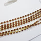 Orange Preciosa Rhinestone Chain ss8