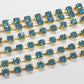 Aqua Bohemica Preciosa Rhinestone Chain ss8