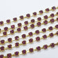 Fuchsia Preciosa Rhinestone Chain ss10