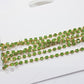 Peridot Preciosa Rhinestone Chain ss10