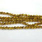 6mm Gold Glass Bicones