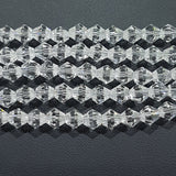 6mm Clear Glass Bicones
