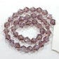 8mm Purple AB Glass Bicones