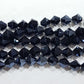 8mm Black Glass Bicones
