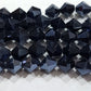 8mm Black Glass Bicones