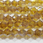 8mm Golden AB Glass Bicones