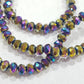 AB Rainbow Crystal Rondelles Approx 147 beads