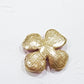 4pc Pink Enamel Flower Charms