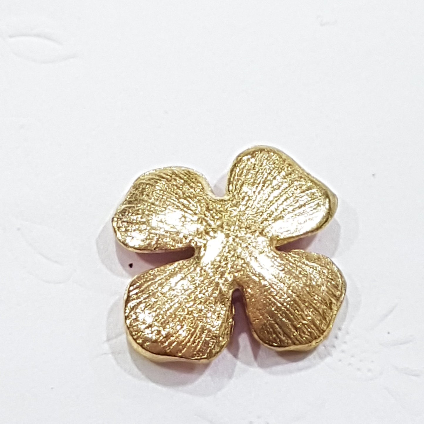 4pc Pink Enamel Flower Charms