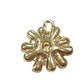 4pc Pink Enamel Flower Charm Pendant