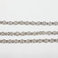 1M Silver Rolo Belcher Chain