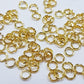 100pc 4mm Gold Jump Rings