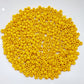 15g 8/0 Yellow Round Seed Beads
