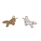 4pc Pink Unicorn Enamel Charms