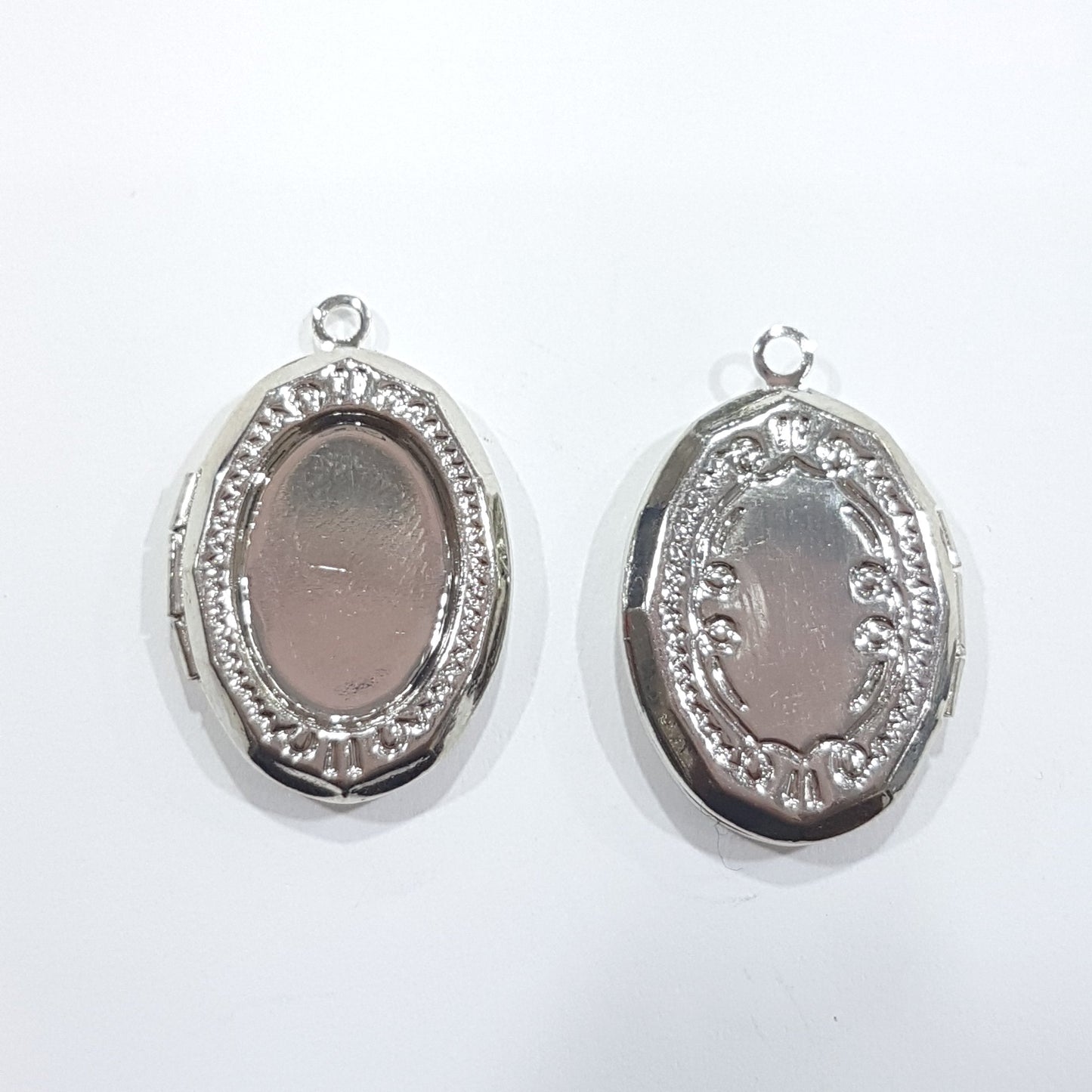 Silver Cabochon Locket Pendant