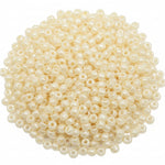 15g 6/0 4mm Cream Seed Beads