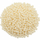 15g 6/0 4mm Cream Seed Beads