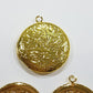 Round Gold Locket