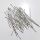 50pc Platinum Silver Head Pins