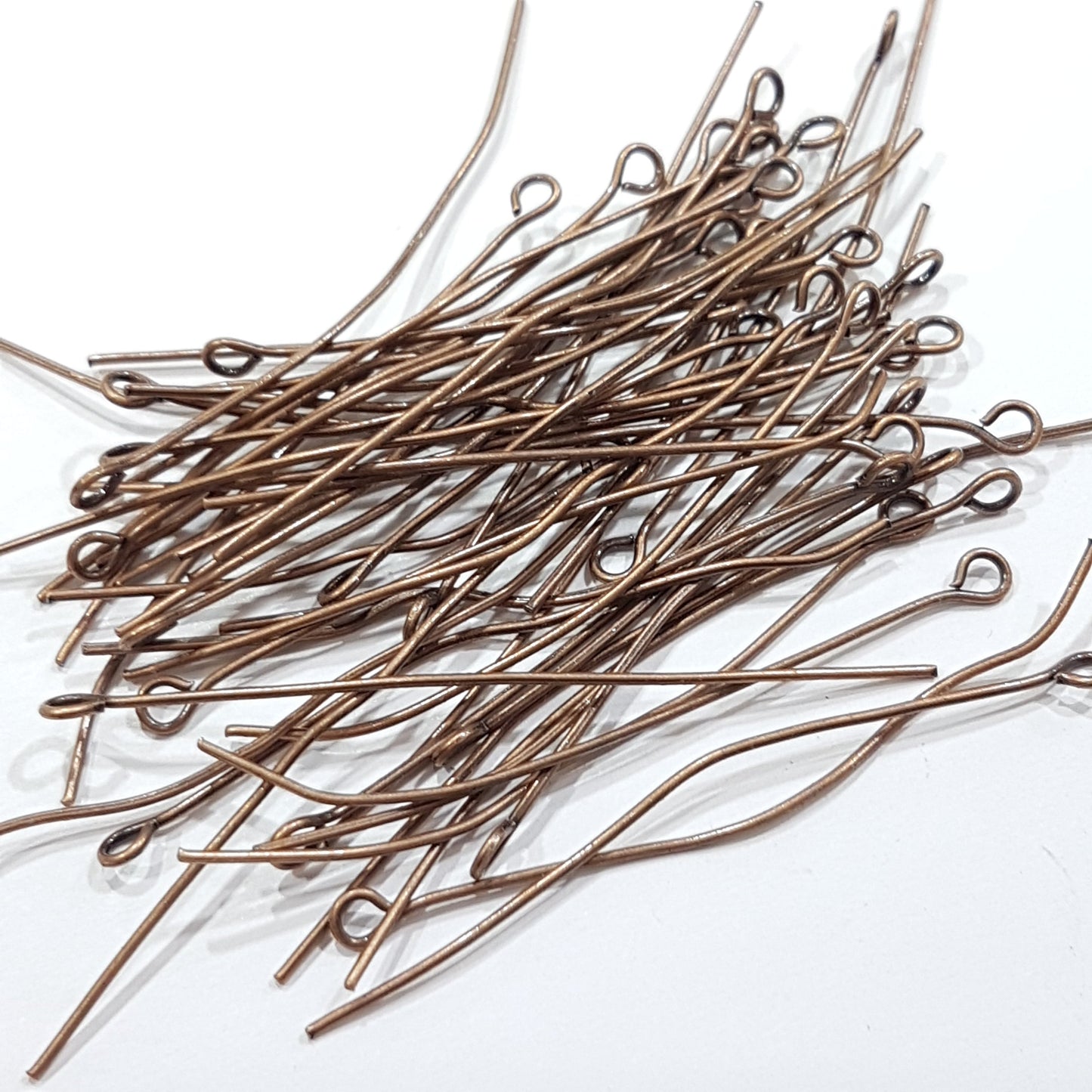 50pc 4.5cm Antique Copper Eye Pins