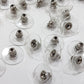 30pc Stainless Steel Earring Backs