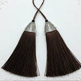 2pc Long Red Tassels