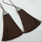 2pc Long Red Tassels