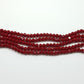 Maroon Red Crystal Rondelle Beads Approx 100  beads