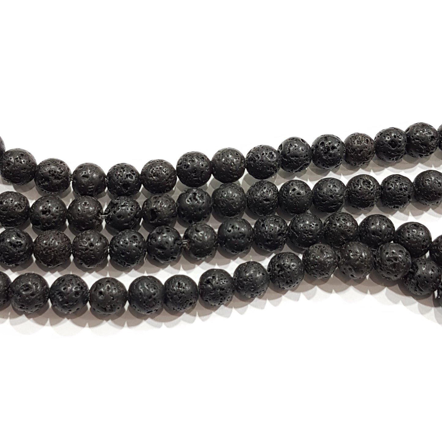 45pc 8mm Lava Beads