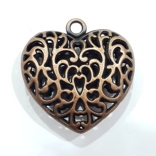 Copper Heart Pendant