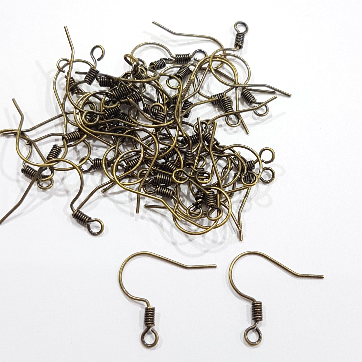 50pc Bronze Earring Hooks