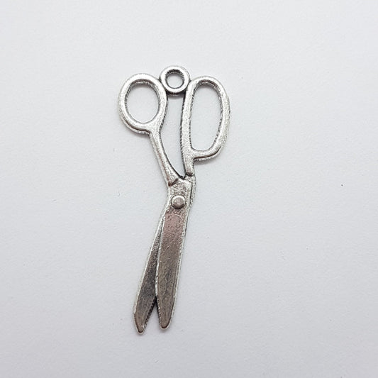 10pc Metal Scissor Charms