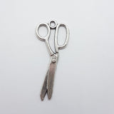 10pc Metal Scissor Charms