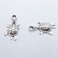 10pc Metal Turtle Charms