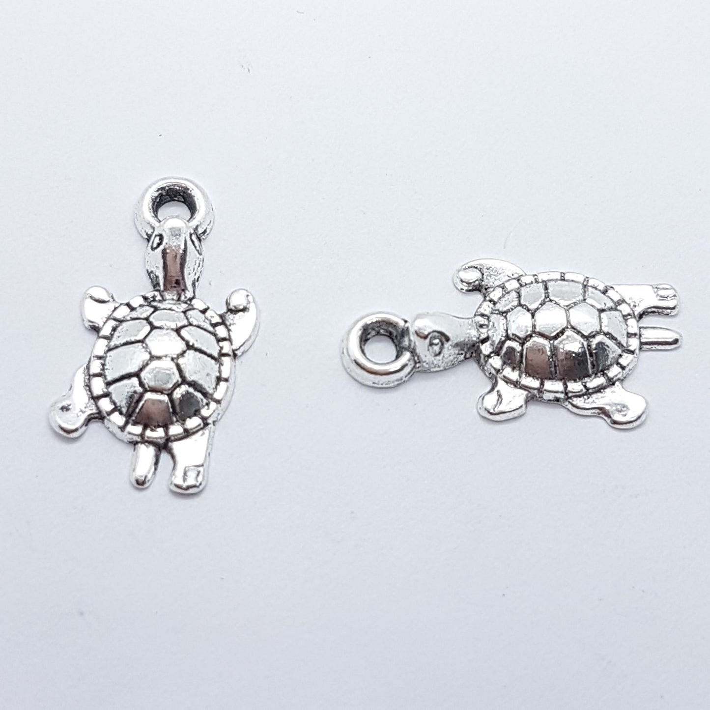 10pc Metal Turtle Charms