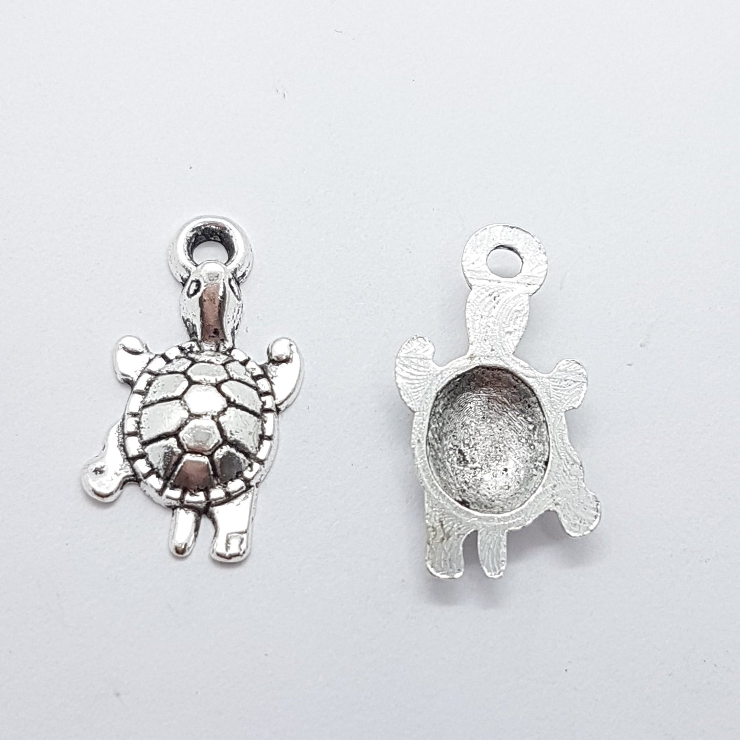 10pc Metal Turtle Charms