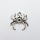 10pc Metal Spider Charms