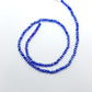 Blue Crystal Rondelle Beads Approx 145 beads