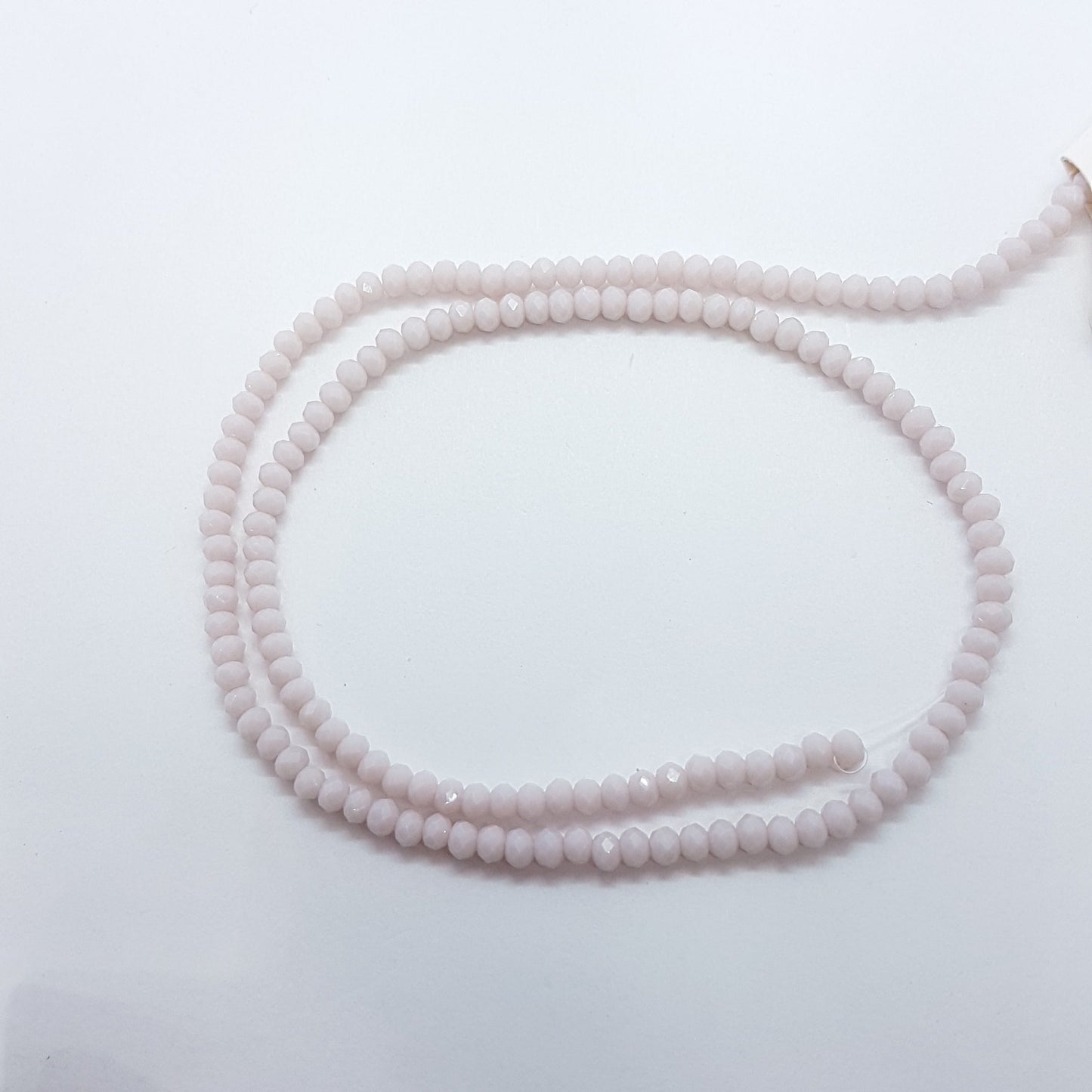 Lilac Crystal Rondelle Beads Approx 150 beads