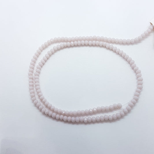 Lilac Crystal Rondelle Beads Approx 150 beads