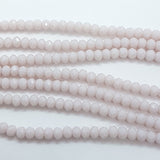 Lilac Crystal Rondelle Beads Approx 150 beads