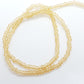 Tiny Crystal Golden Rondelle Beads Approx 200 beads