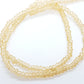 Tiny Crystal Golden Rondelle Beads Approx 200 beads