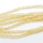Tiny Crystal Golden Rondelle Beads Approx 200 beads