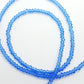 Tiny Blue Crystal Rondelle Beads Approx 200 beads