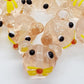 Pink Cat Lampwork Glass Bead
