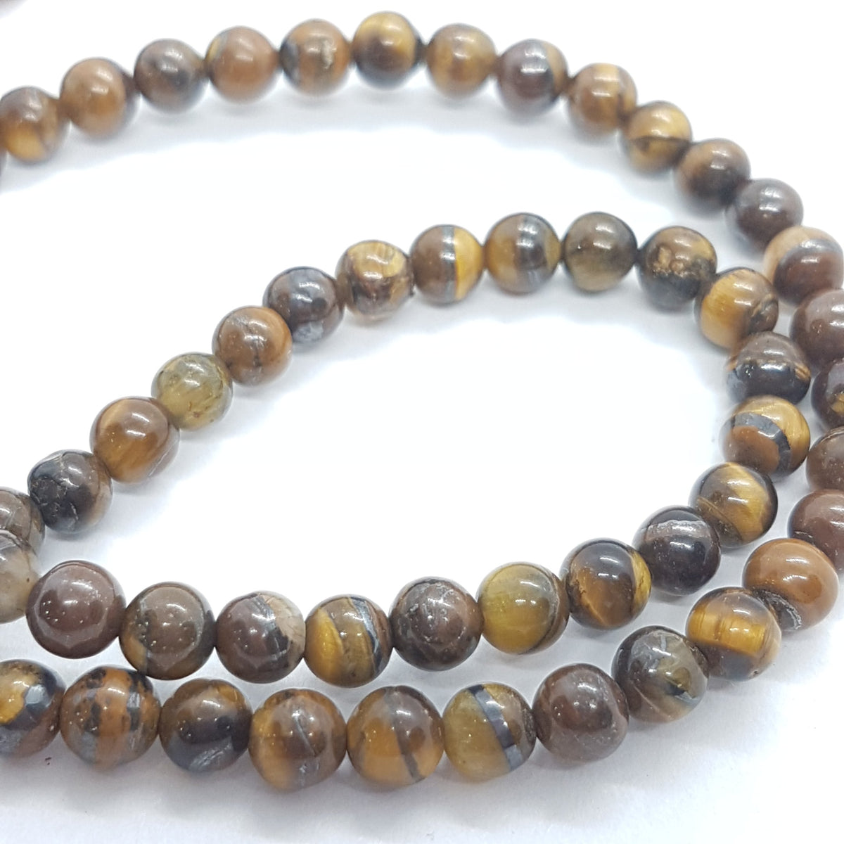 4mm Tiger's Eye Bead Strand