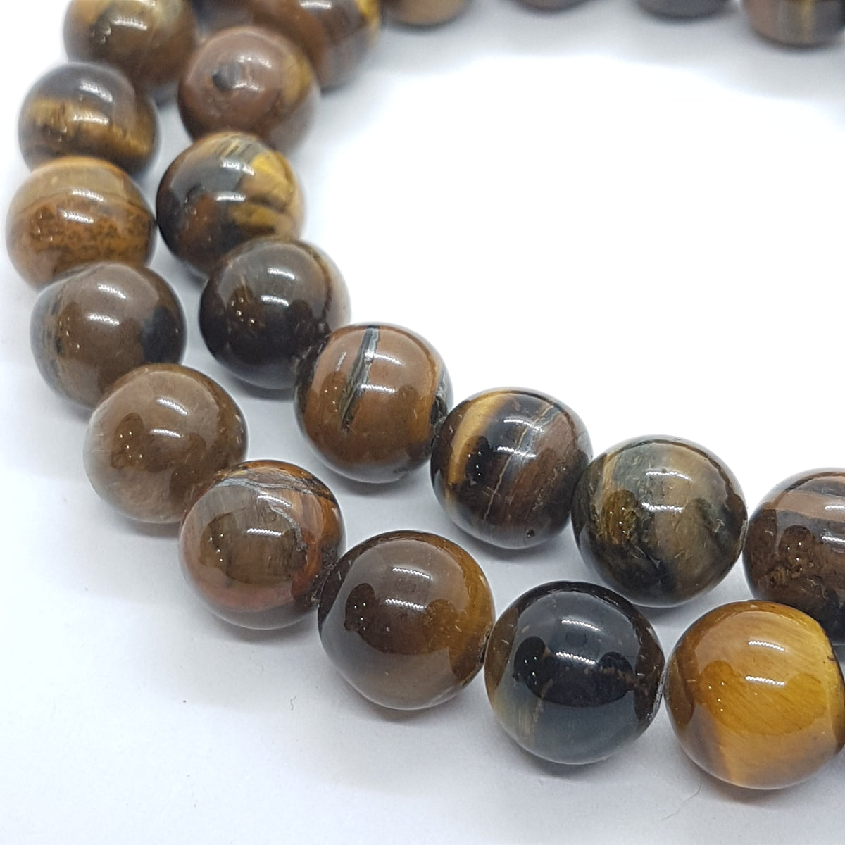 10mm Tiger's Eye Bead Strand