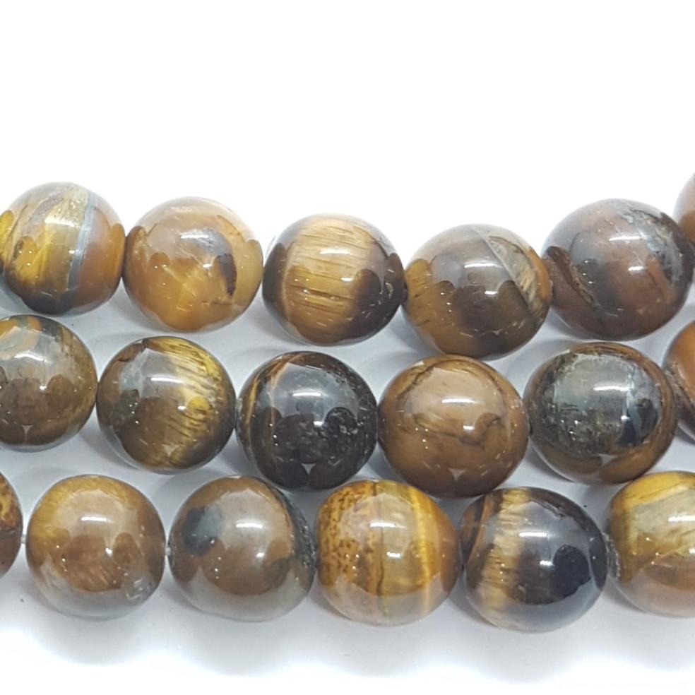 10mm Tiger's Eye Bead Strand