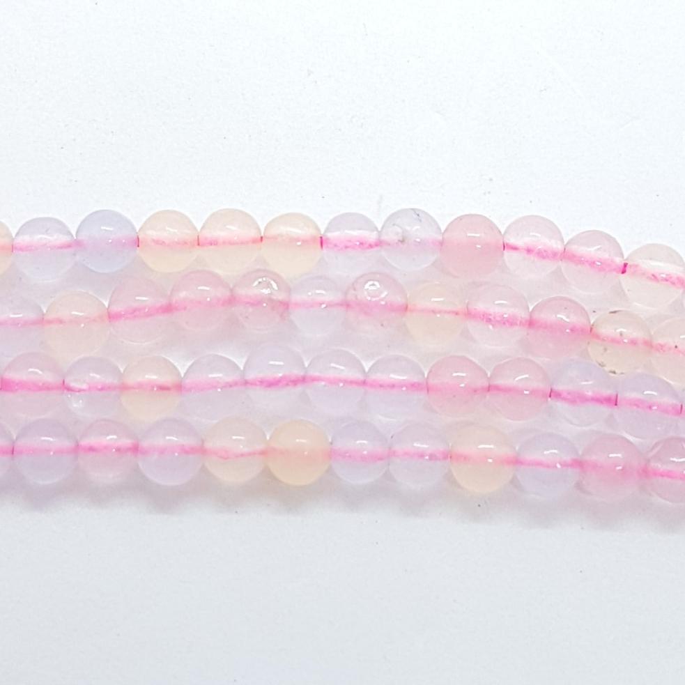 4mm Chalcedony Gemstone Beads